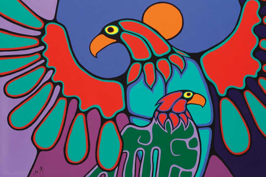 Protecting the Young by artist Jim Oskineegish