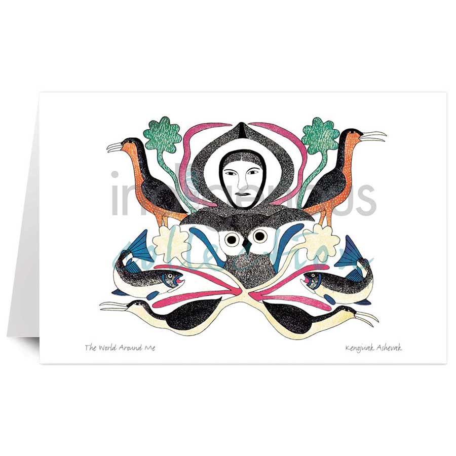 The World Around Me by artist Kenojuak Ashevak