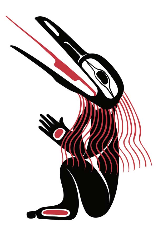 Raven Dancer by artist Ben Houstie