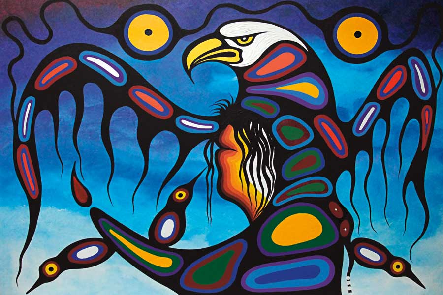 The Shaman Thunderbird by artist Frank Polson
