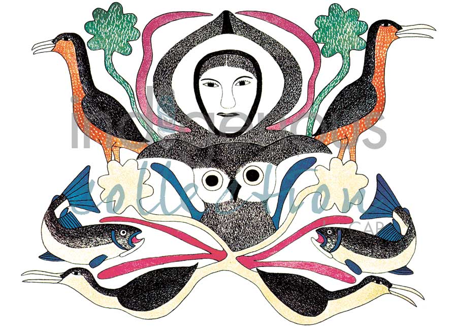 The World Around Me by artist Kenojuak Ashevak