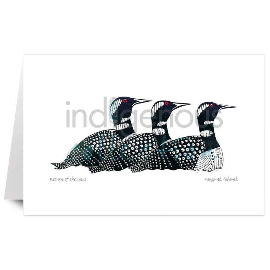 Return Of The Loons by artist Kenojuak Ashevak