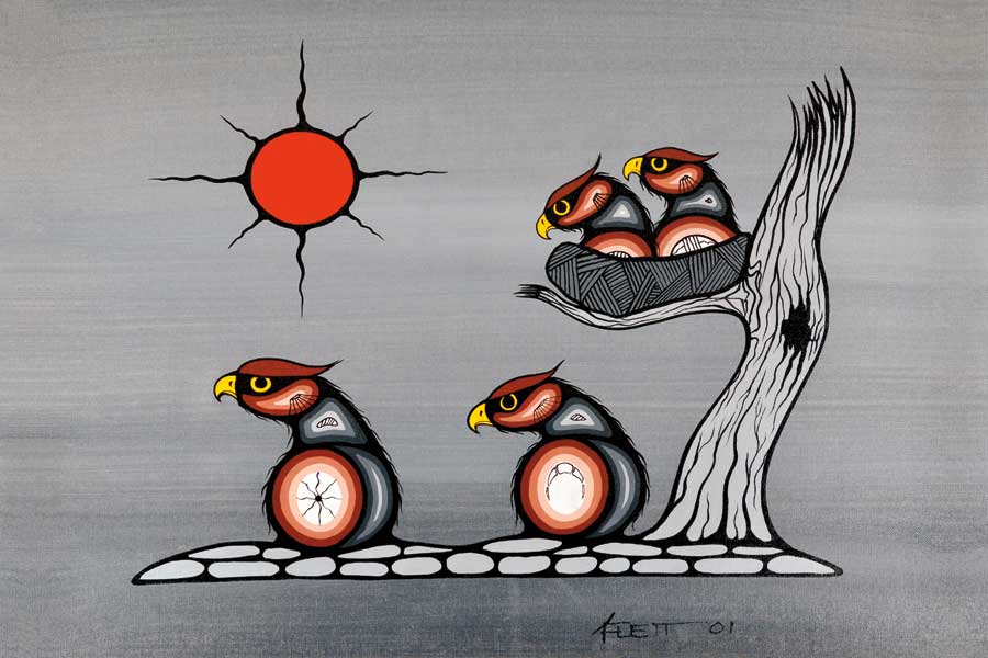 Family by artist Kurt Flett