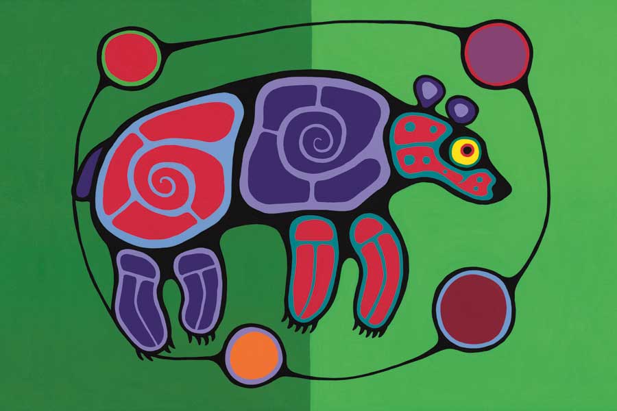 Bear by artist Jim Oskineegish