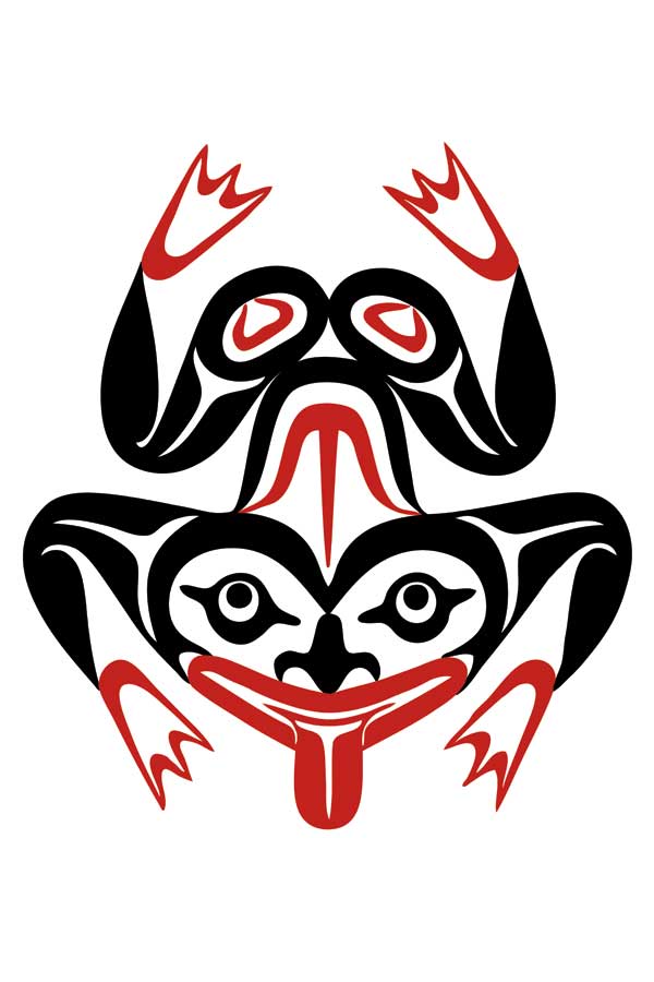 Frog by artist Pauline Bull