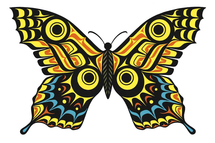 Haida Butterfly by artist Clarence Mills