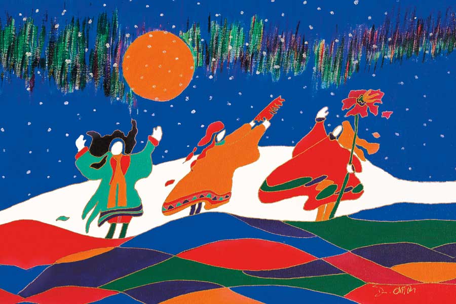 Three Sisters by artist Dawn Oman