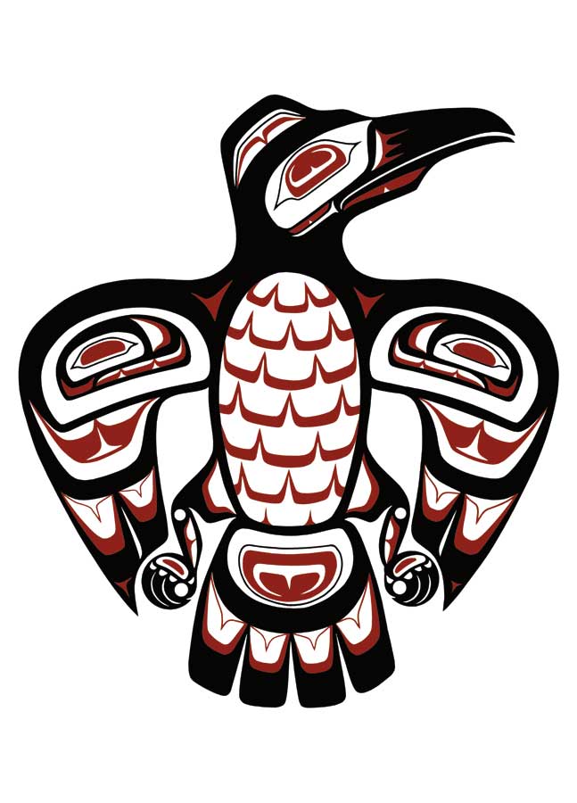 Haida Raven II by artist Clarence Mills