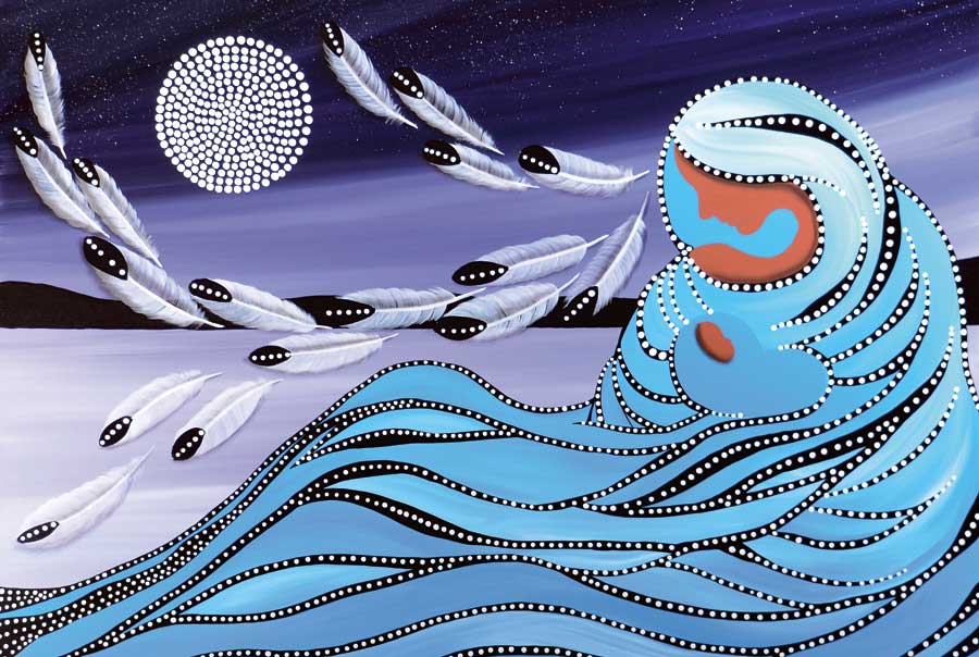 Mother & Moon by artist Betty Albert