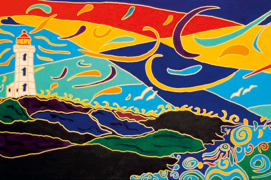 Peggy's Cove by artist Dawn Oman