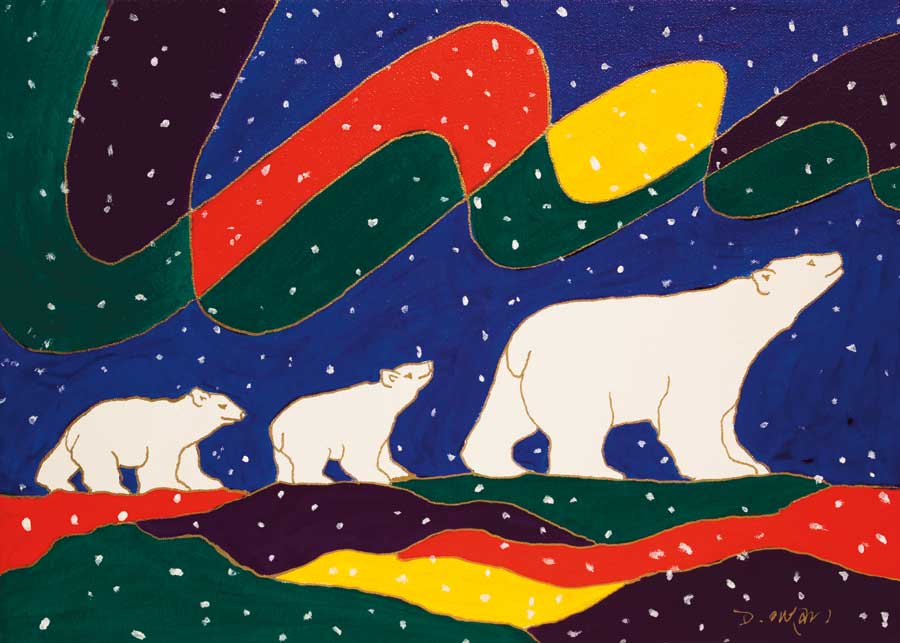 Three Bears by artist Dawn Oman