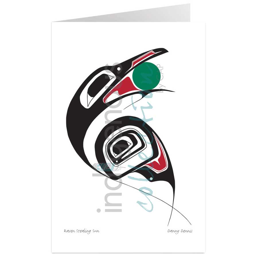 Raven Stealing Sun by artist Danny Dennis