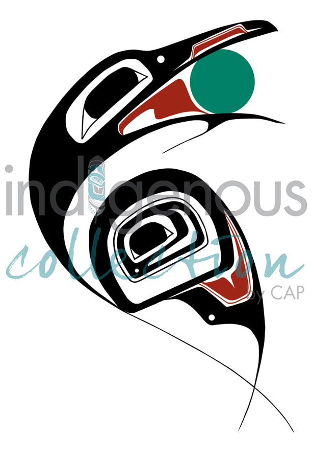 Raven Stealing Sun by artist Danny Dennis