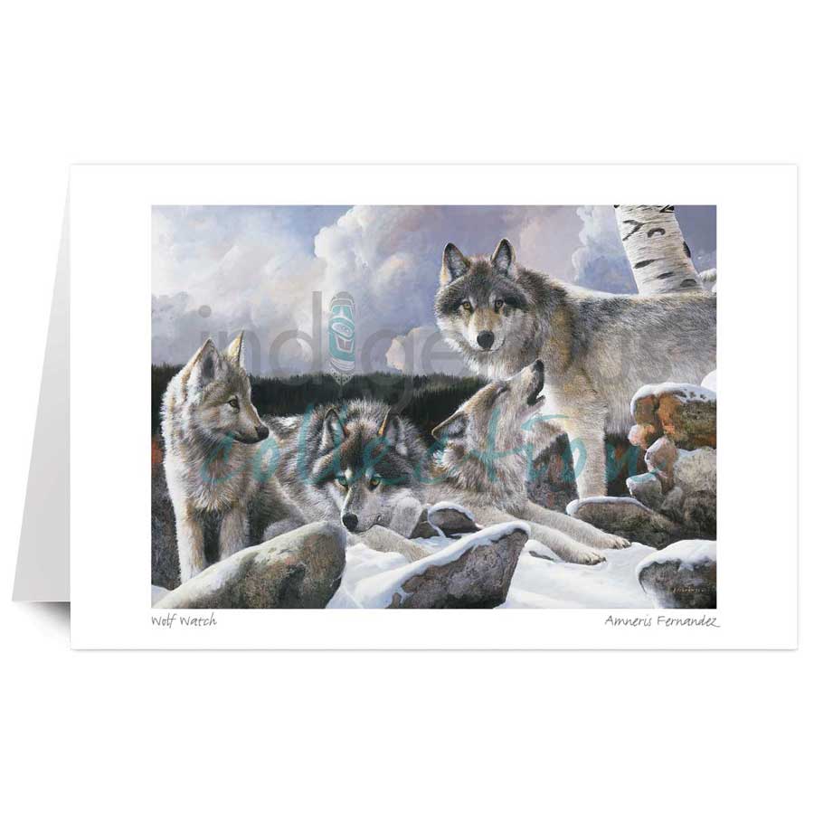 Wolf Watch by artist Amneris Fernandez