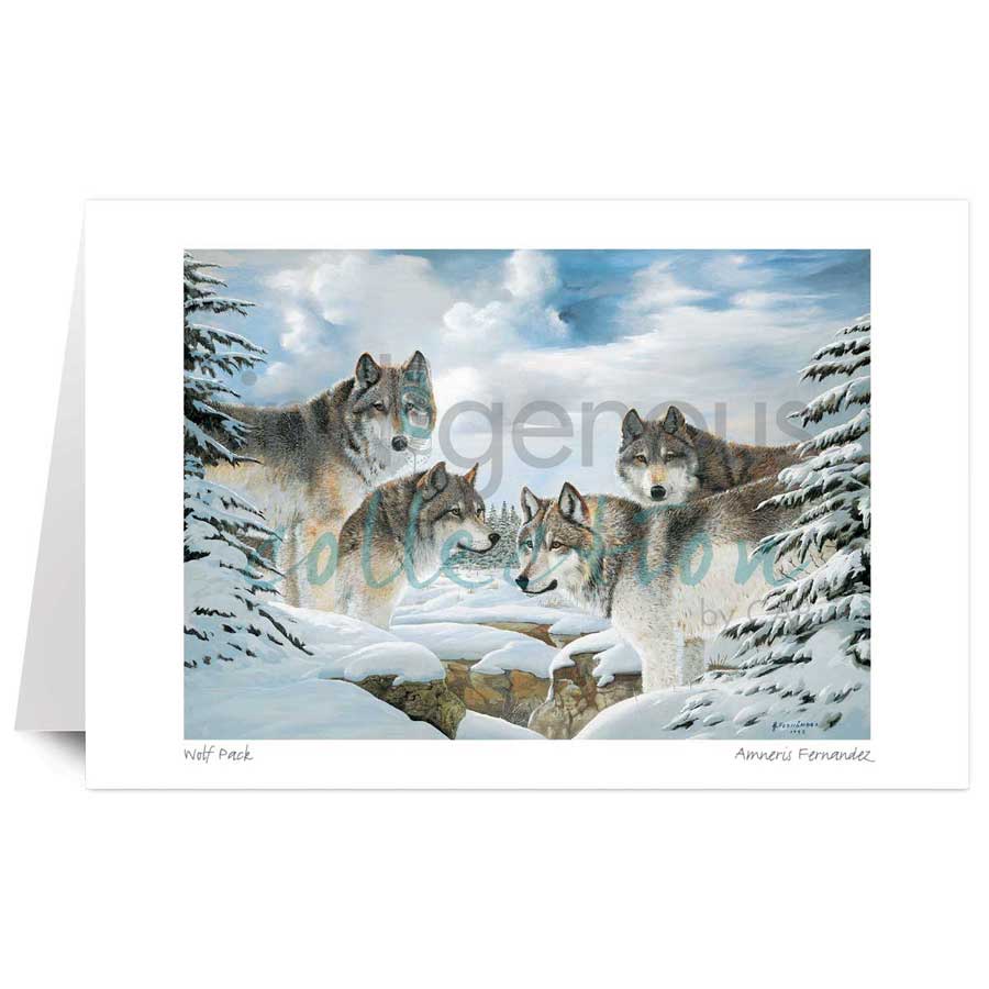 Wolf Pack by artist Amneris Fernandez