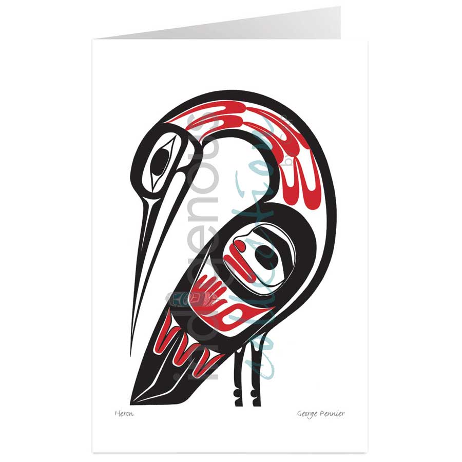 Heron by artist G. Pennier