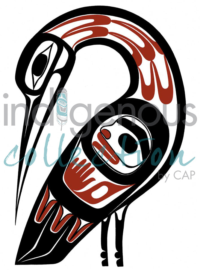 Heron by artist G. Pennier