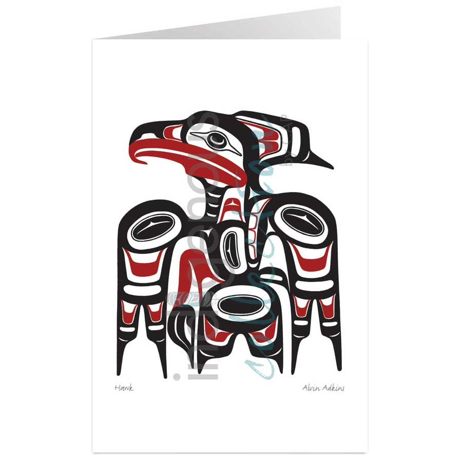 Hawk by artist A. Adkins