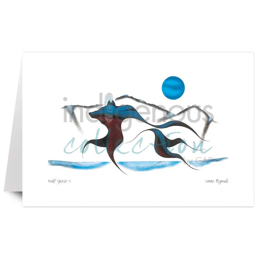 Wolf Spirit II by artist Isaac Bignell