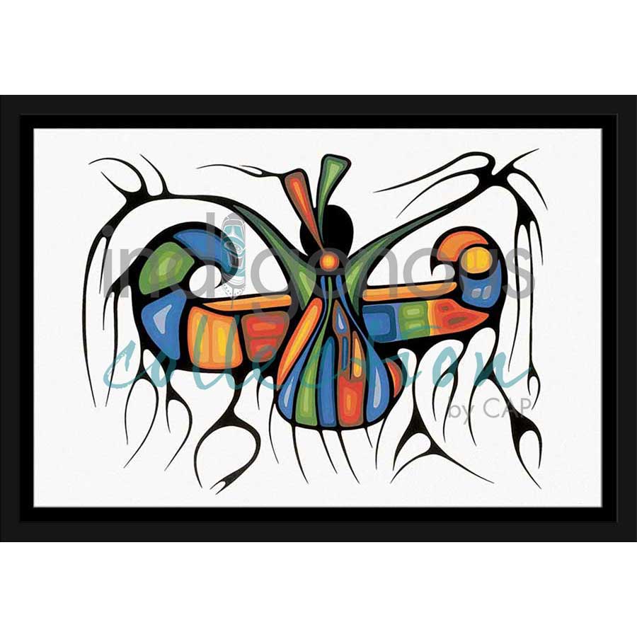 Canoe Thanksgiving by artist Cecil Youngfox - Ojibway. Indigenous Collection