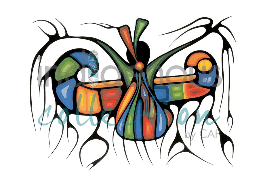 Canoe Thanksgiving by artist Cecil Youngfox