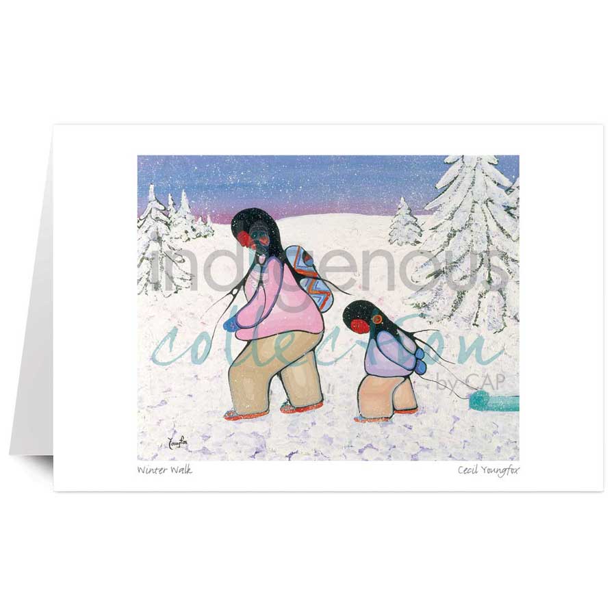 Winter Walk by artist Cecil Youngfox