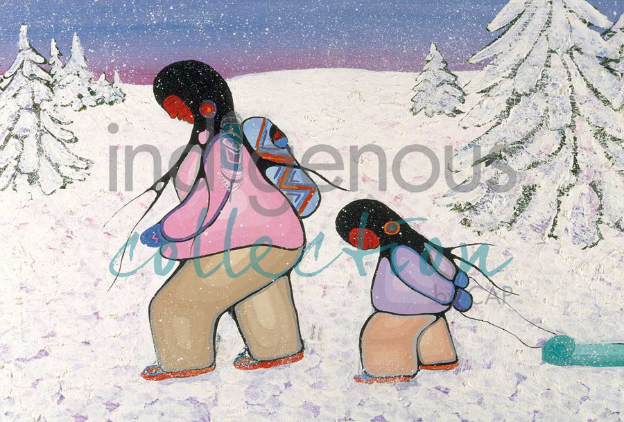 Winter Walk by artist Cecil Youngfox