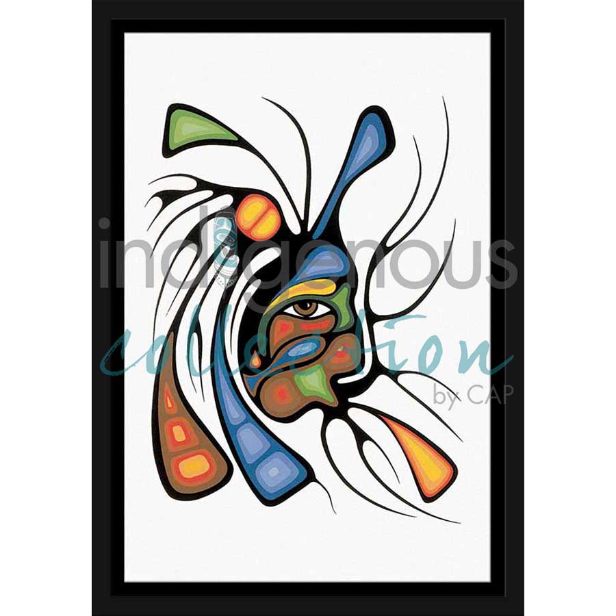 Windigo by artist Cecil Youngfox - Ojibway. Indigenous Collection