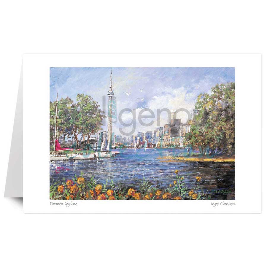 Toronto Skyline by artist Inge Claussen