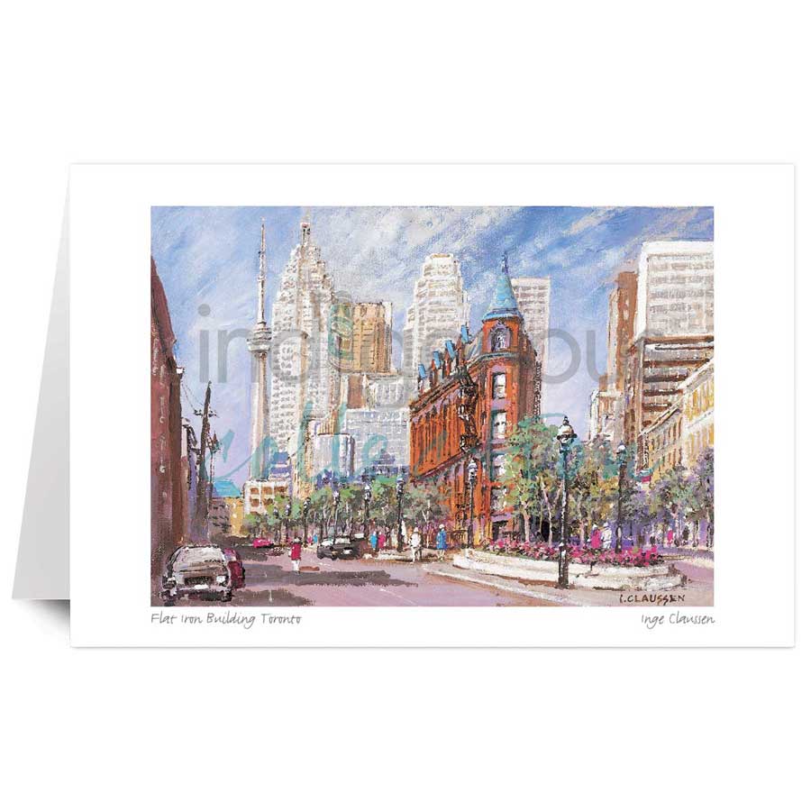 Flat Iron Building Toronto by artist Inge Claussen