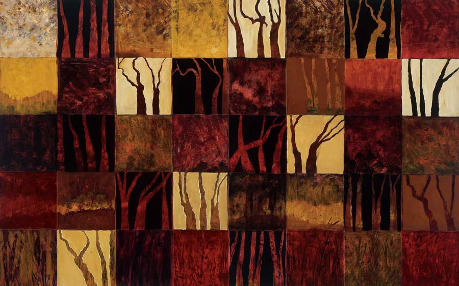 Dark Trees by artist  Gail Altschuler