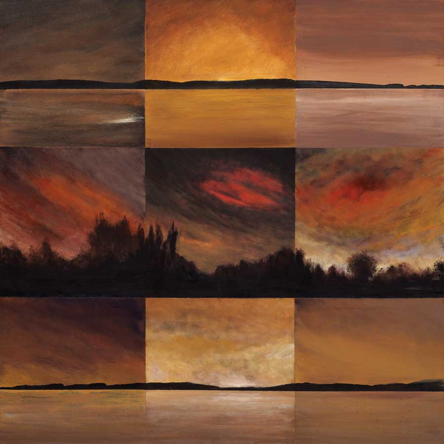 Horizontal Lines by artist  Earl  Kaminsky