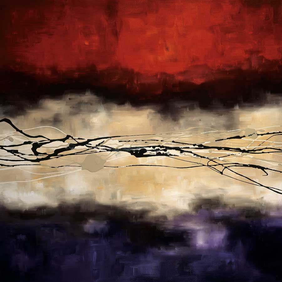 Harmony in Red and Violet by artist  Laurie Maitland