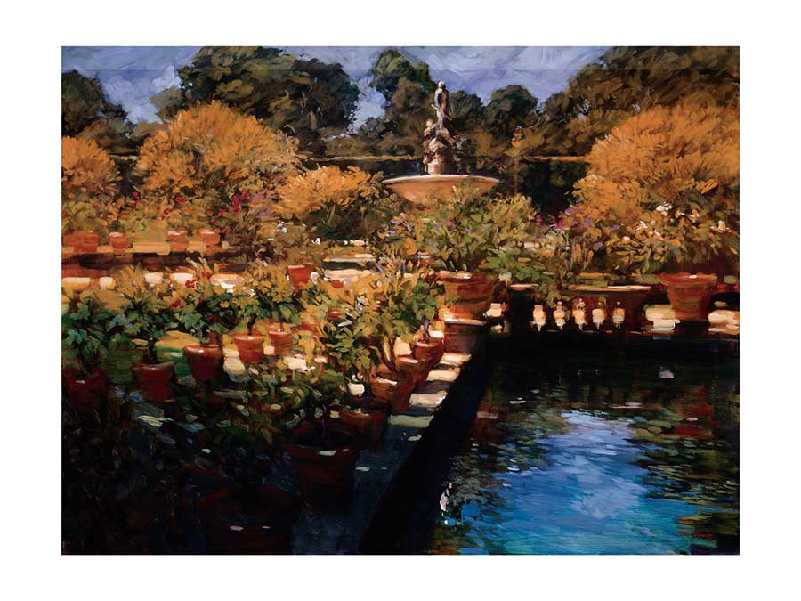 Boboli Gardens - Florence by artist  Philip Craig
