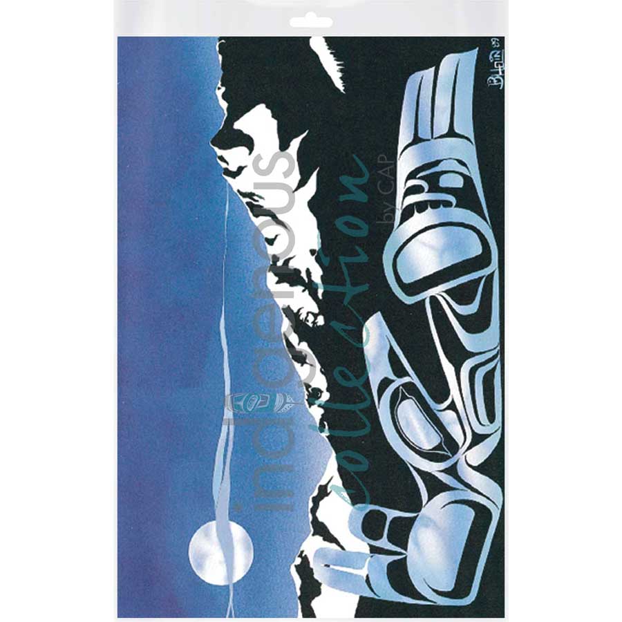 Raven Song by artist Bill Helin - Tsimshian. Indigenous Collection