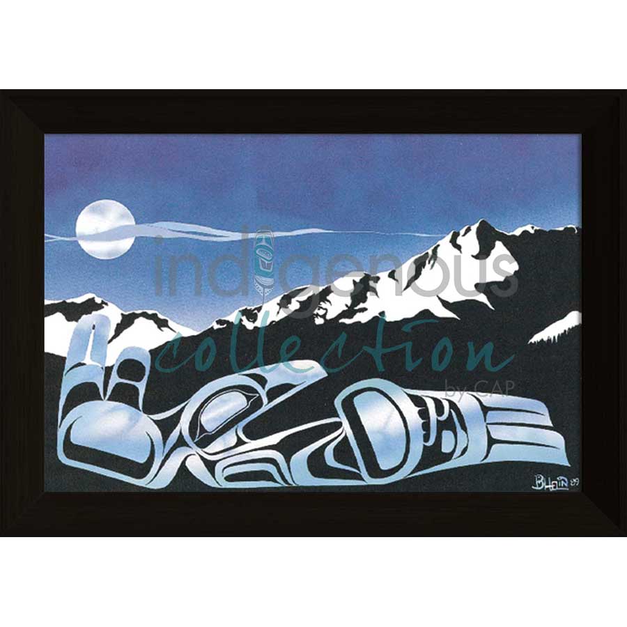 Raven Song by artist Bill Helin - Tsimshian. Indigenous Collection