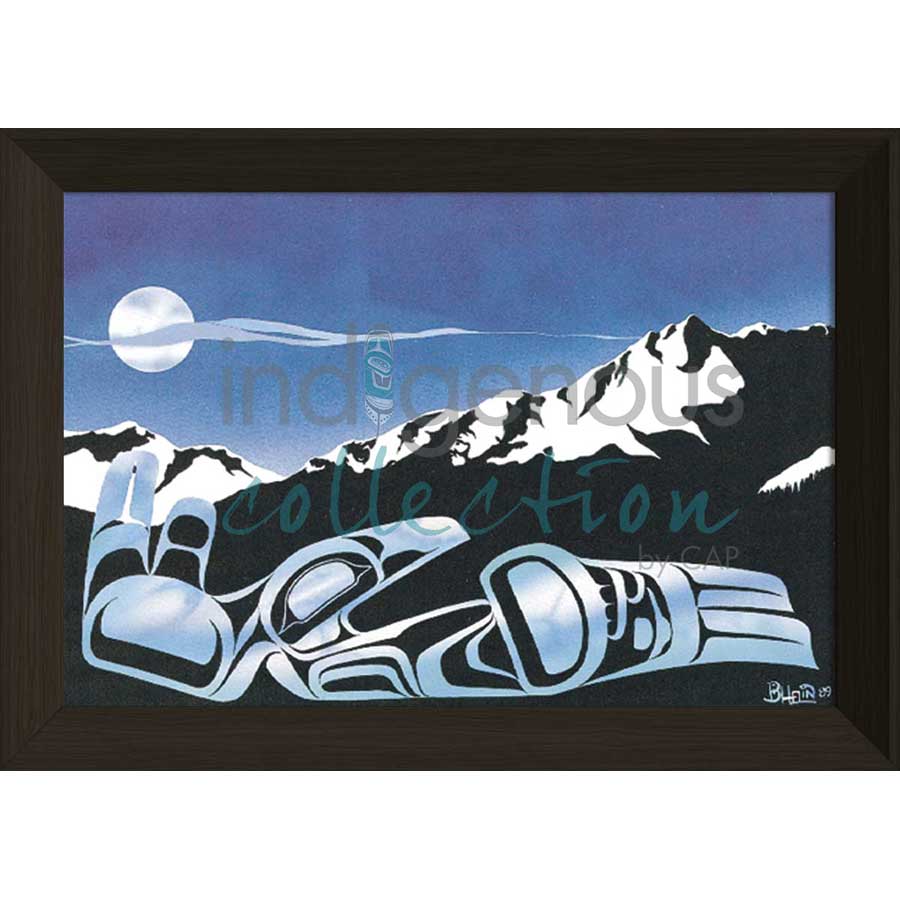 Raven Song by artist Bill Helin - Tsimshian. Indigenous Collection