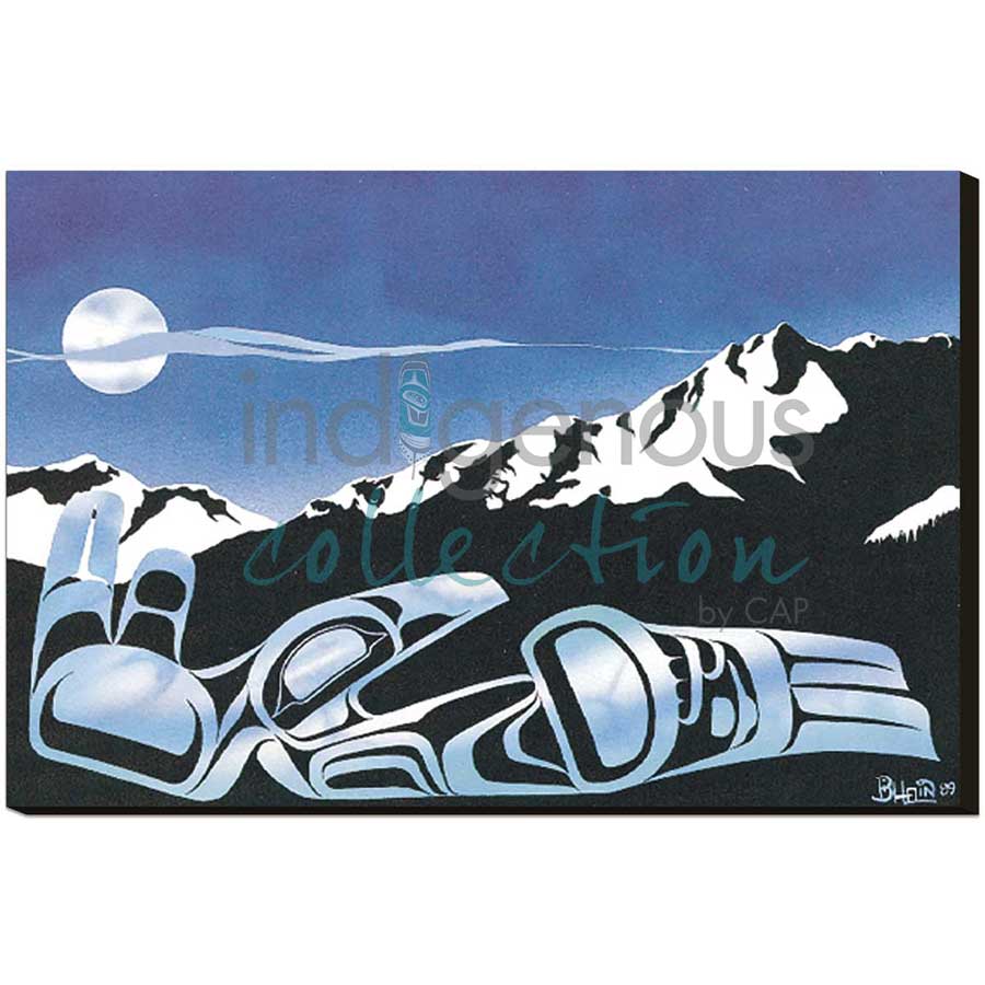 Raven Song by artist Bill Helin - Tsimshian. Indigenous Collection
