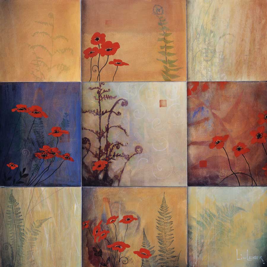 Fern Nine Patch by artist  Don LiLeger