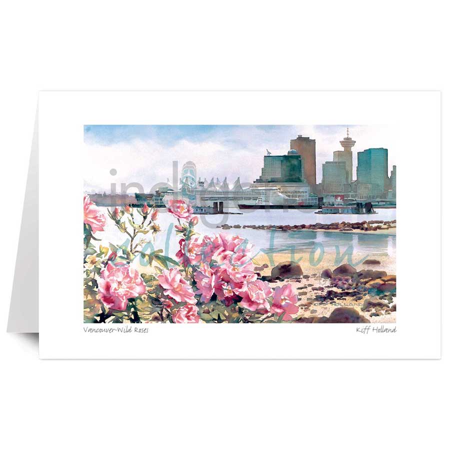 Vancouver-Wild Roses by artist Kiff Holland