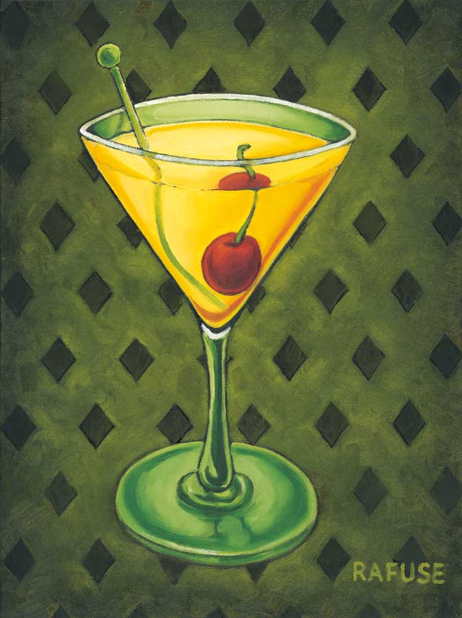 Martini Royale - Diamonds by artist  Will Rafuse