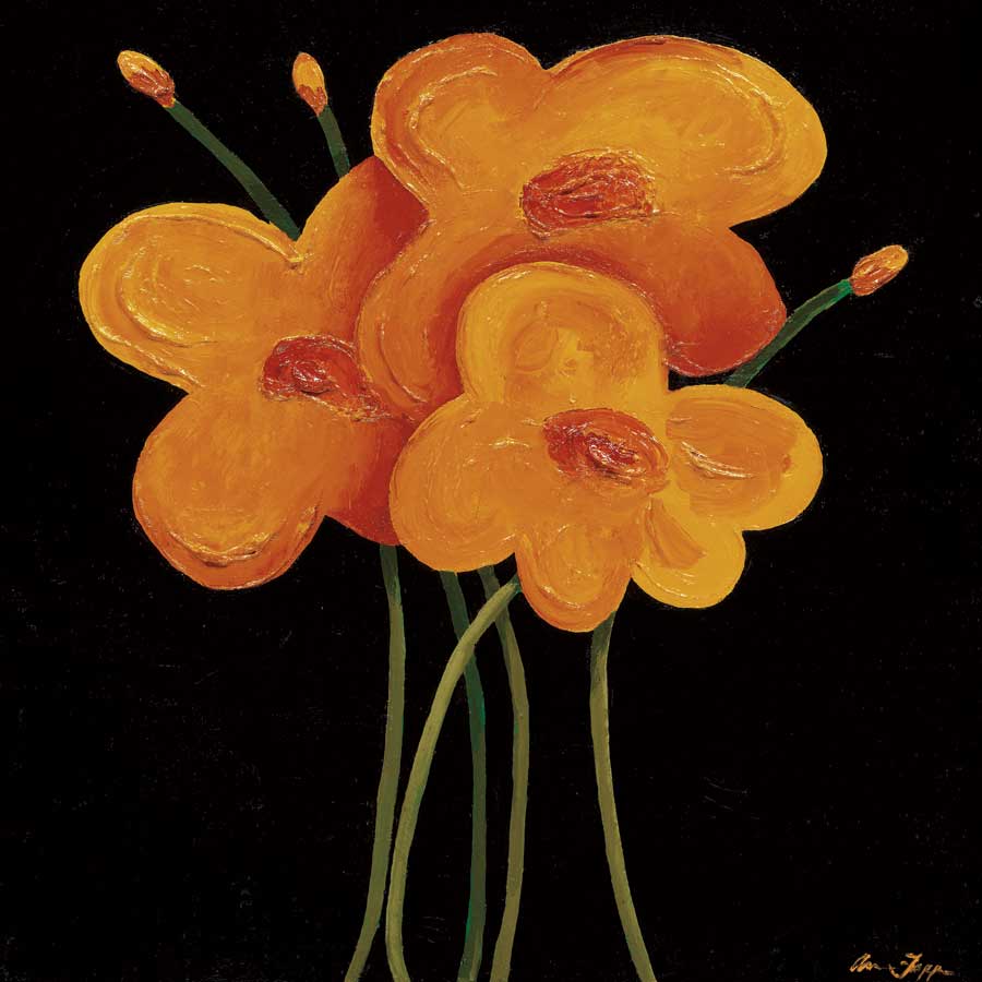 Petites Fleurs Jaunes by artist  Jocelyne Anderson-Tapp