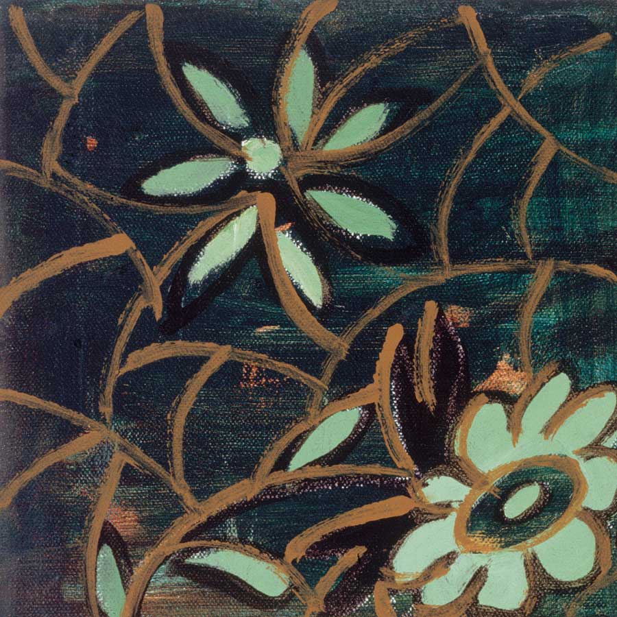 Floral Square I by artist  Gail Altschuler