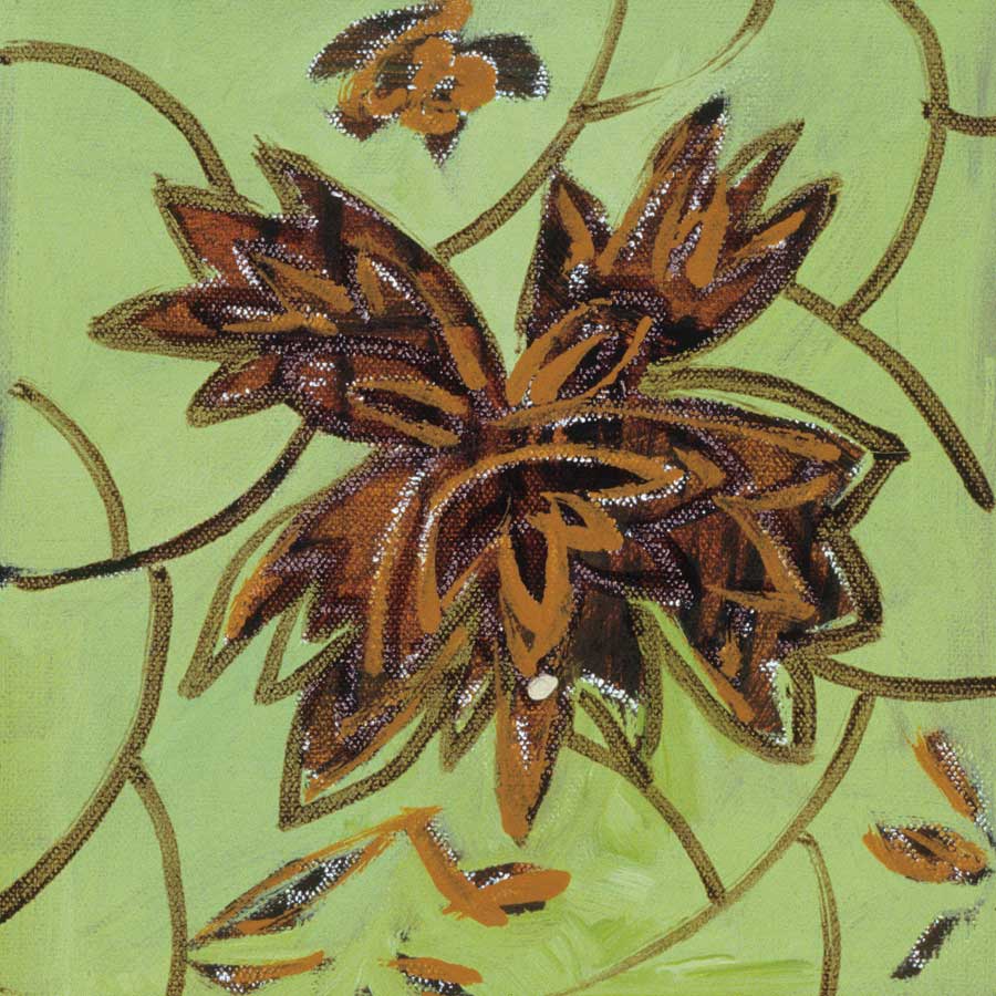 Floral Square III by artist  Gail Altschuler