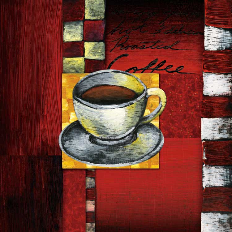Brewing Coffee by artist  Stacey  Novak