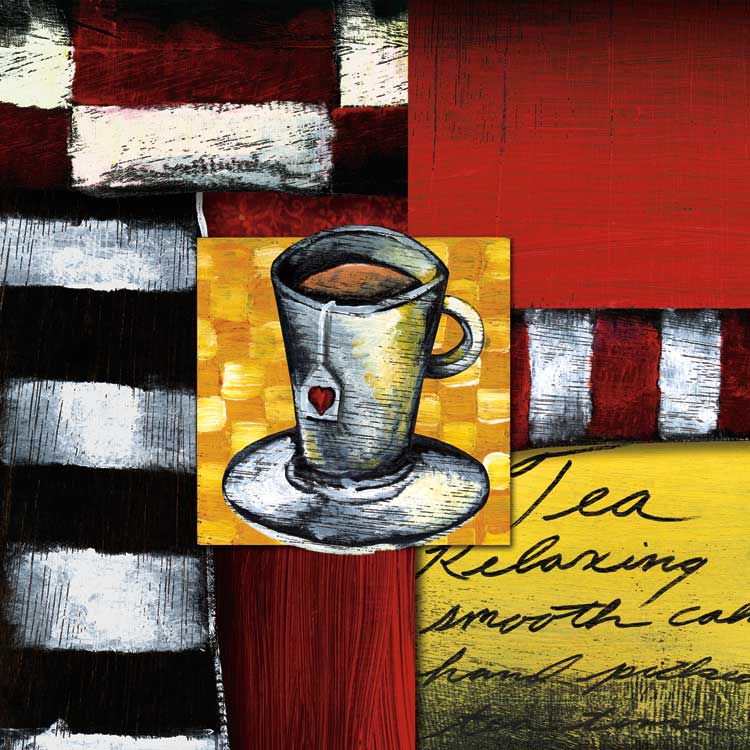 Steeping Tea by artist  Stacey  Novak