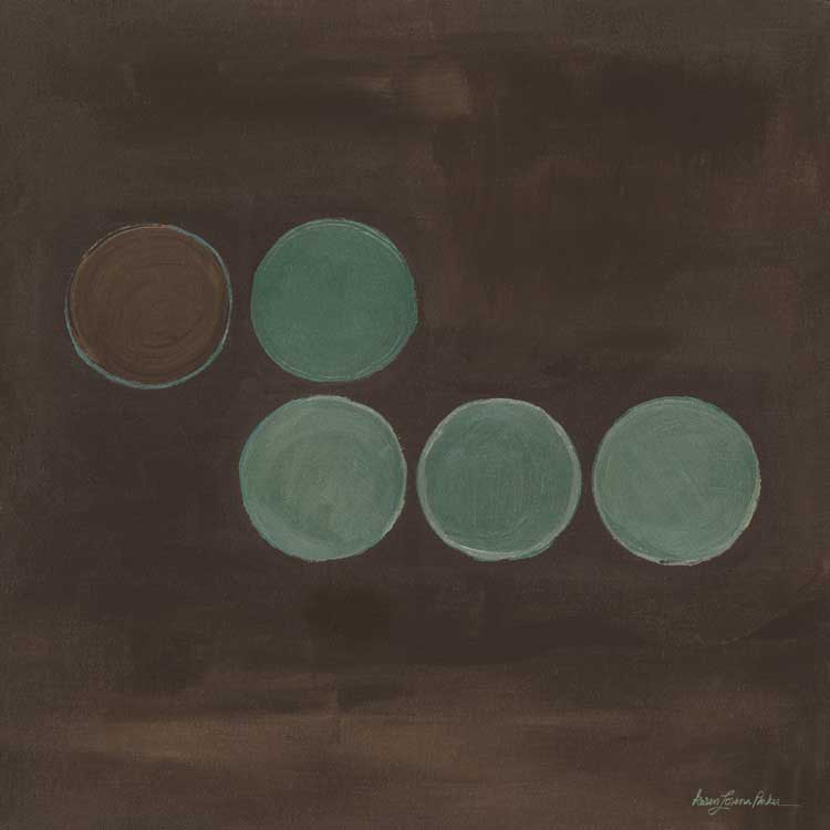 Aqua Lily Pads II by artist  Karen Lorena Parker