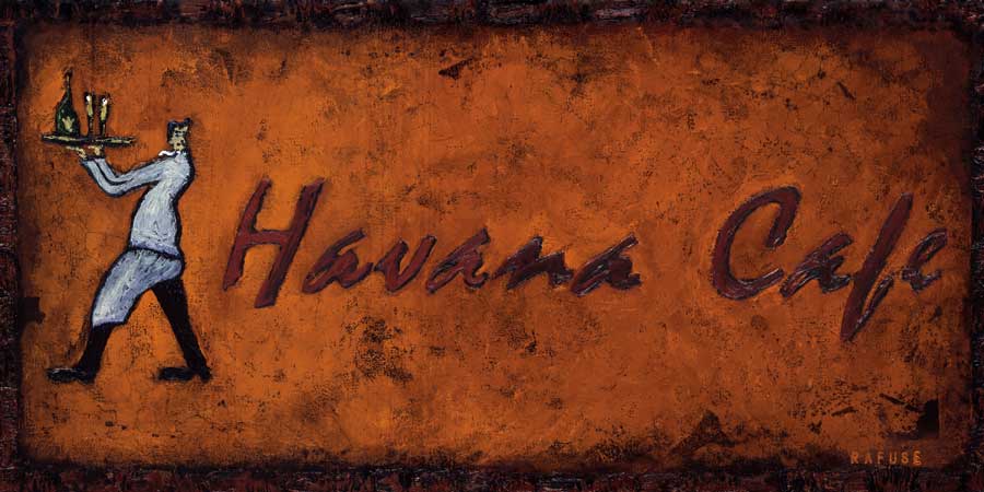 Havana Caf by artist  Will Rafuse