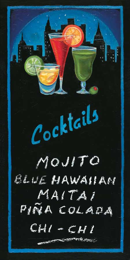 Cocktails by artist  Will Rafuse