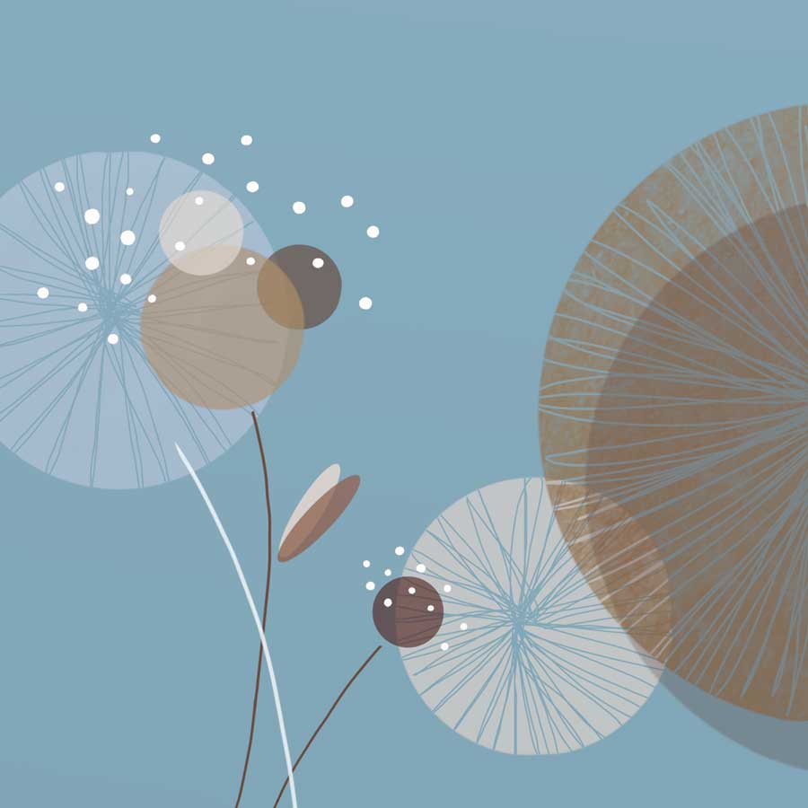 Blue Breeze II by artist Christina () Mitchell